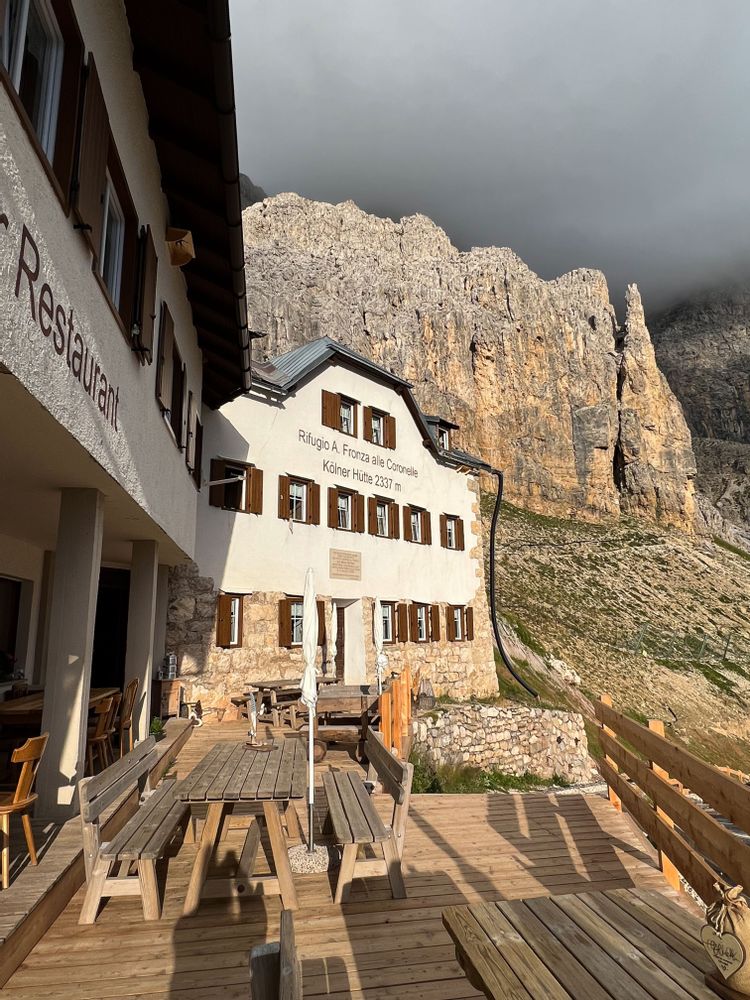 Via Ferrata Passo Santner Dolomites Refuge Fronza Italie