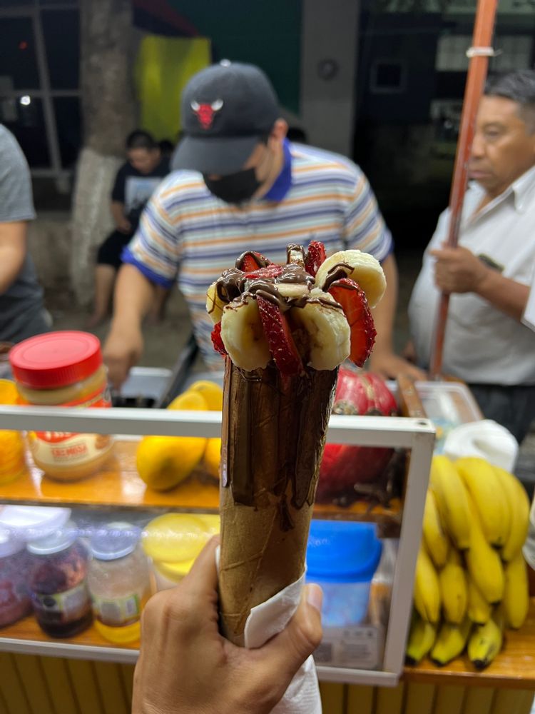 crepe gaufre tulum mexique