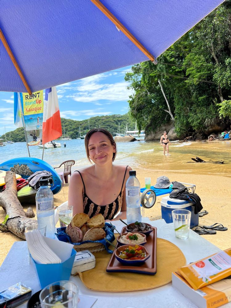 Restaurant Júlia Surtô sur la Praia da Julia ilha grande