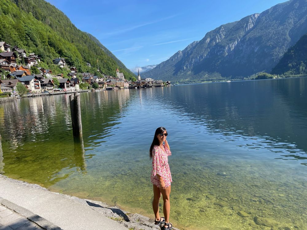Hallstatt autriche bateau lac