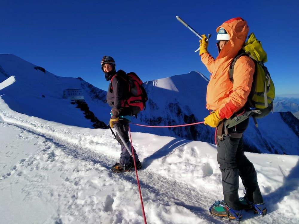 Au sommet du Mont Blanc