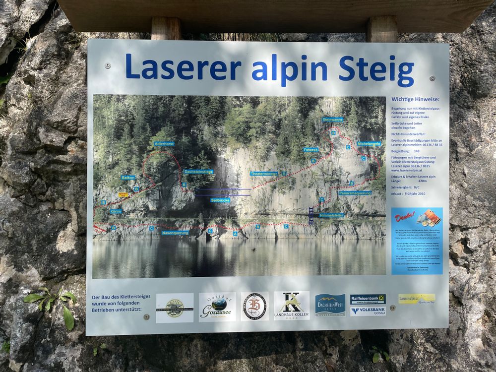 Via ferrata Laserer Alpin Steig Autriche