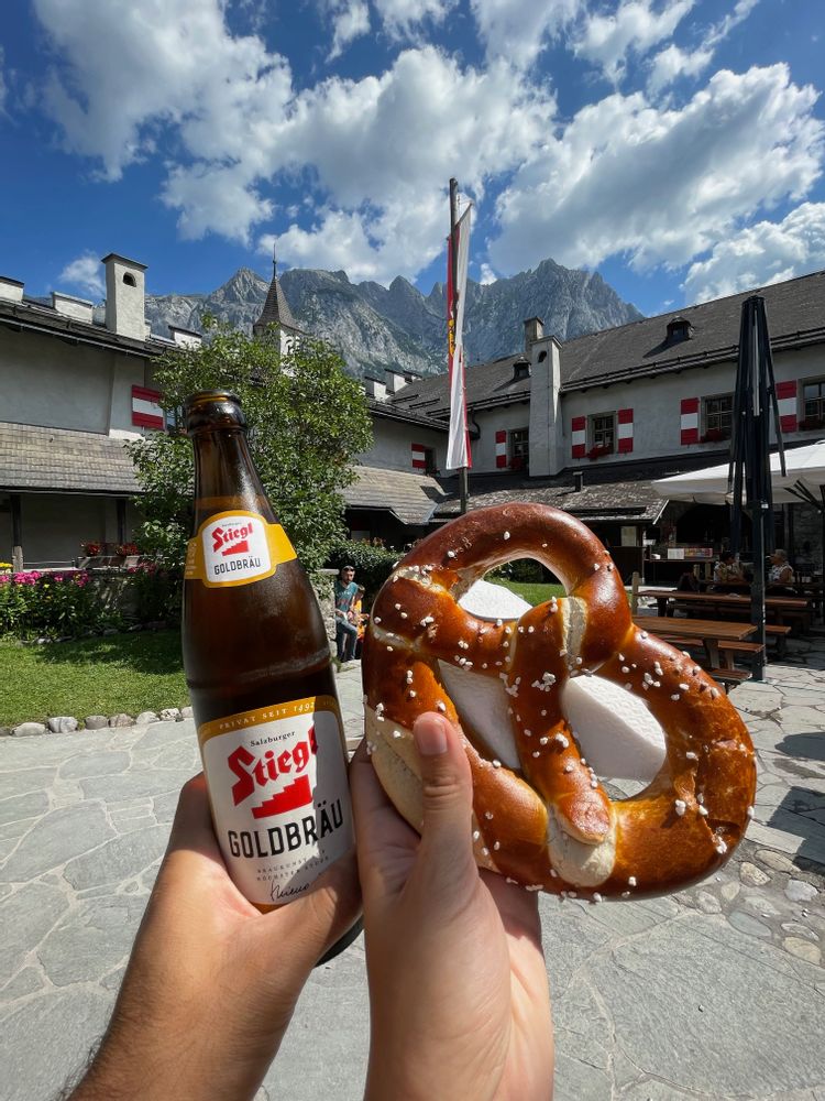 itinéraire autriche château bretzel bière