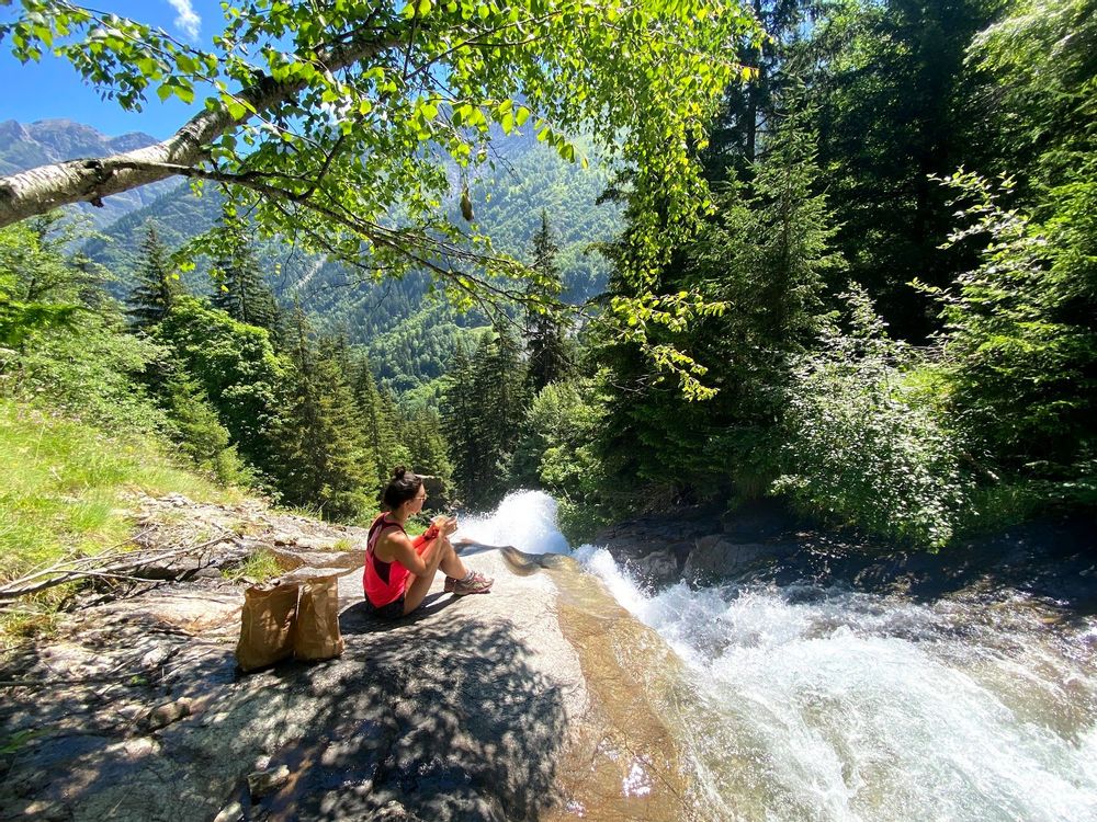 Rivière Lac de la Muzelle lac du Lauvitel