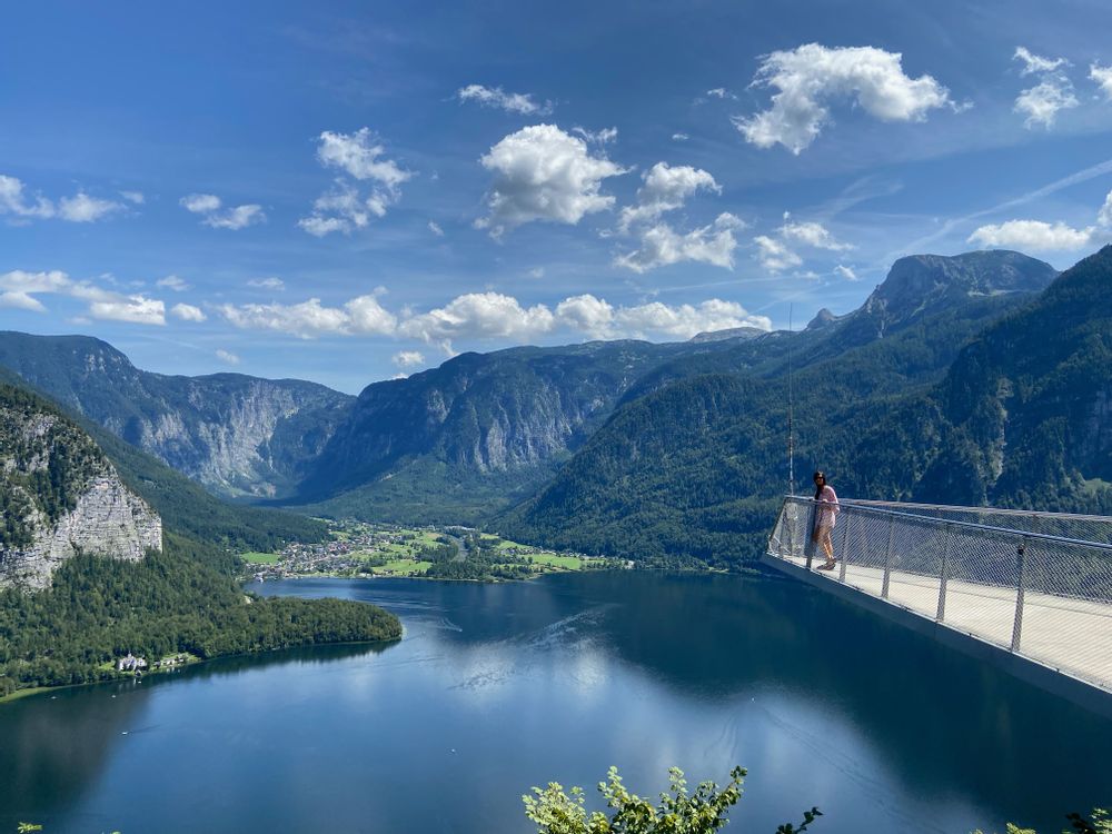 Hallstatt autriche mirador vue