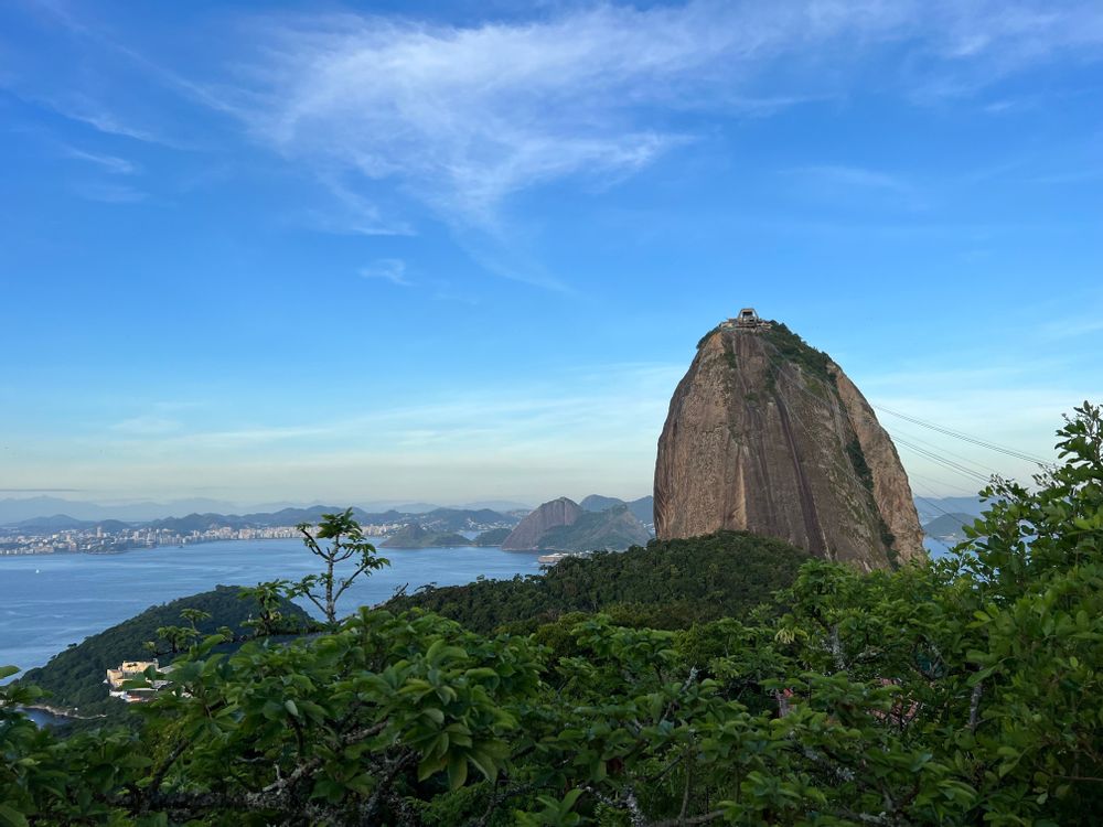 Rio de Janeiro Brésil Pain de sucre coucher de soleil