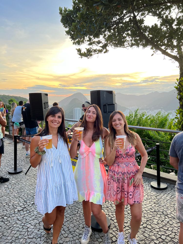 Rio de Janeiro Brésil Dj Pain de sucre coucher de soleil