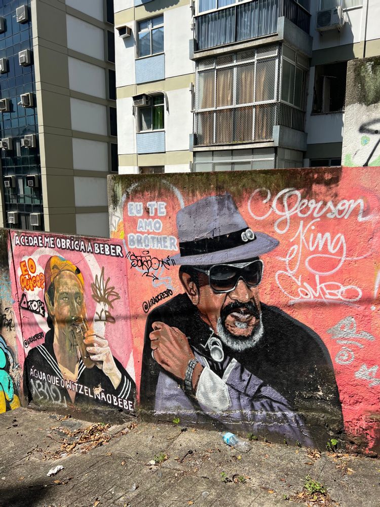 Rio de Janeiro Brésil Escaliers Street art