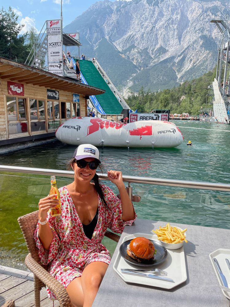 area 47 que faire en Autriche outdoor parc d'aventure toboggan burger