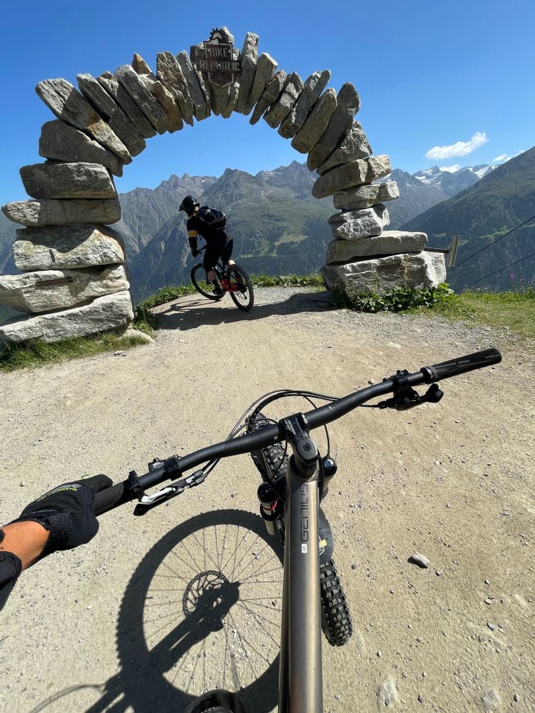 autriche itinéraire tyrol vtt de descente Solden