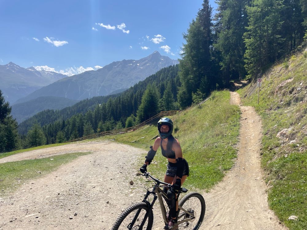 autriche itinéraire tyrol vtt de descente Solden téléphérique