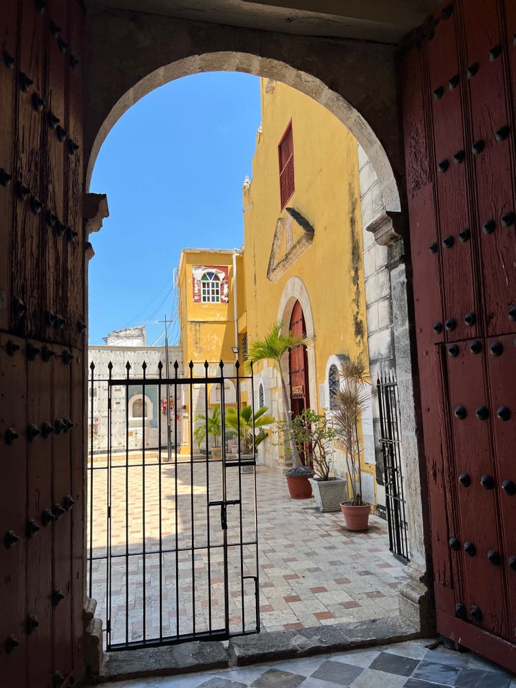 Eglise Campeche Yucatan Mexique