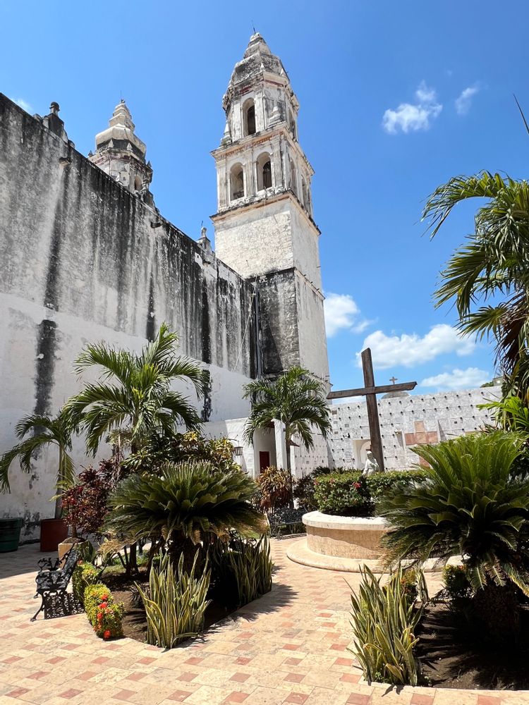 Eglise Campeche Yucatan Mexique