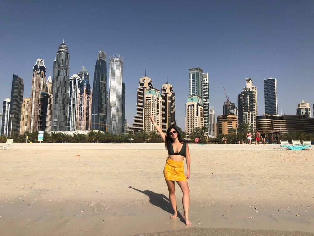 Dubai Plage Gratte-ciel