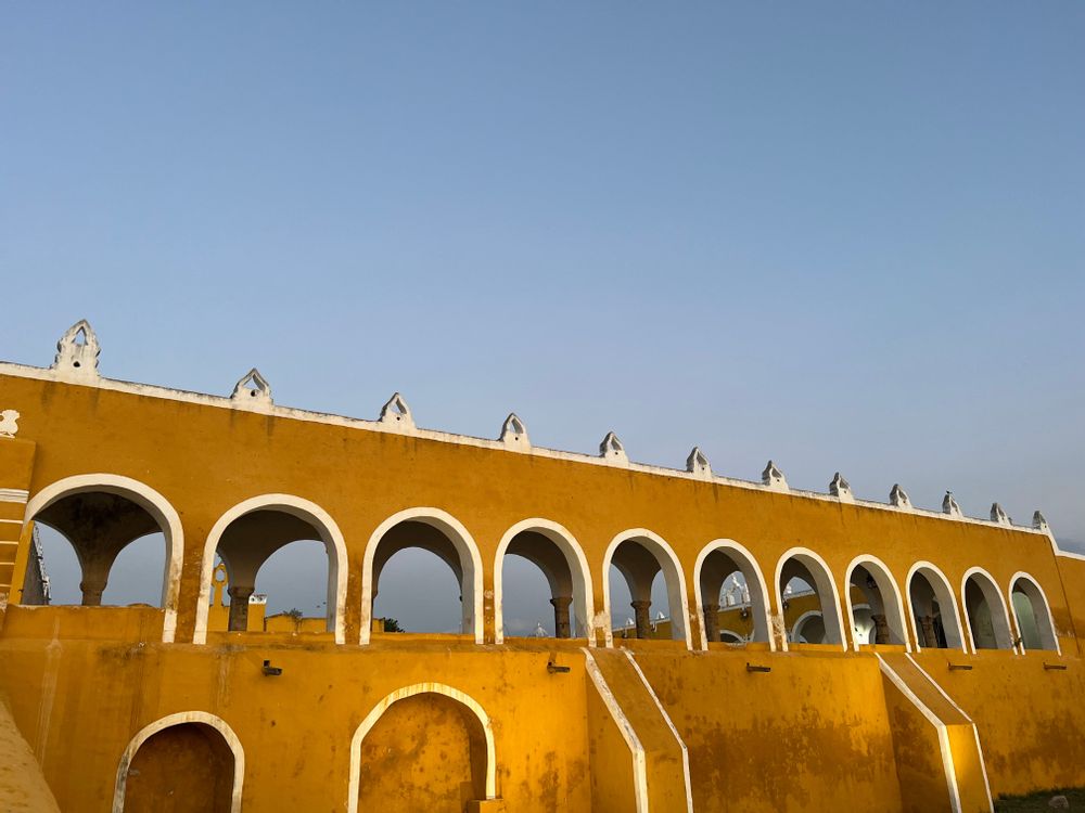 Izamal ville jaune Yucatan Mexique