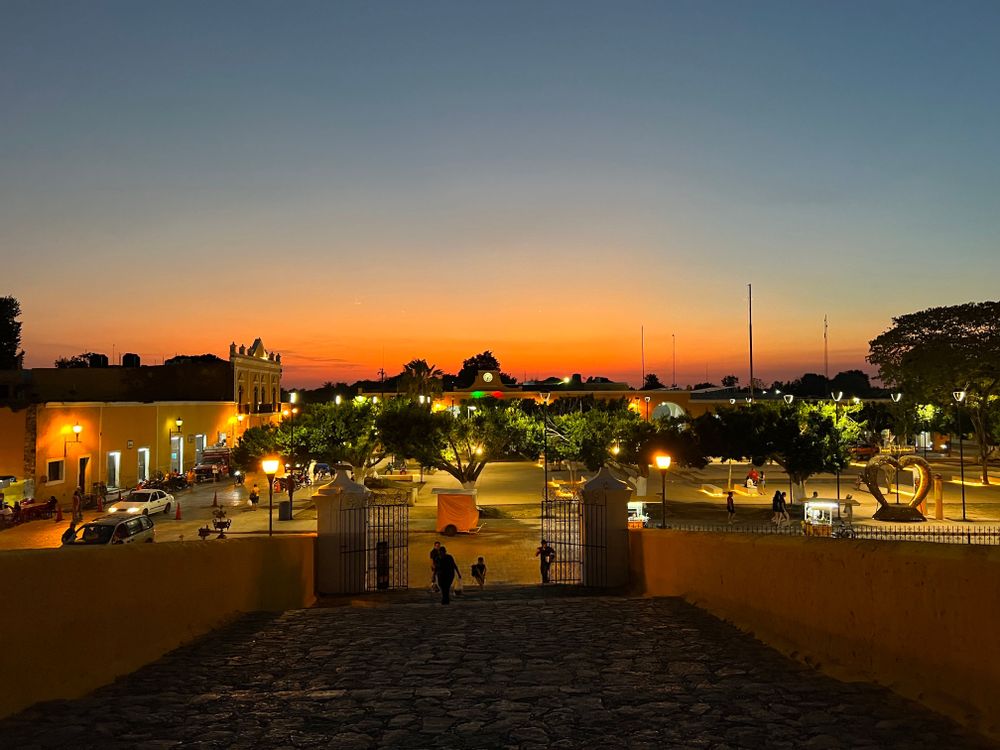 Izamal ville jaune Yucatan Mexique