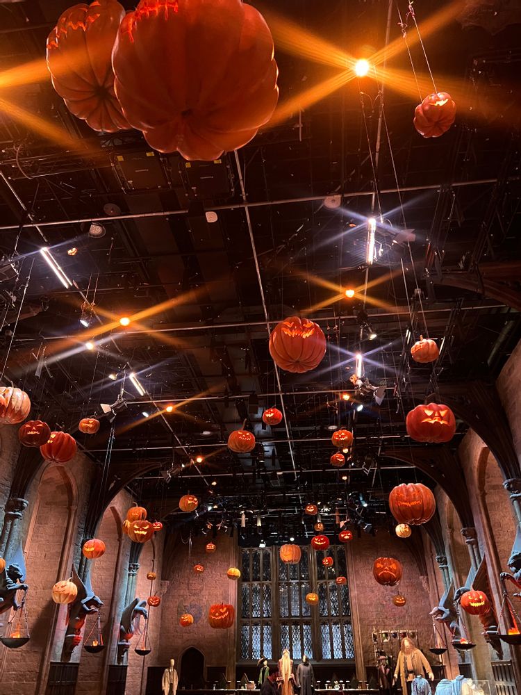 Studios Harry Potter Londres Grande Salle Dark Arts Halloween