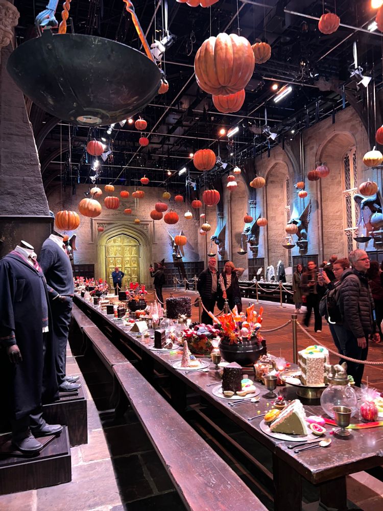 Studios Harry Potter Londres Grande Salle Dark Arts Halloween