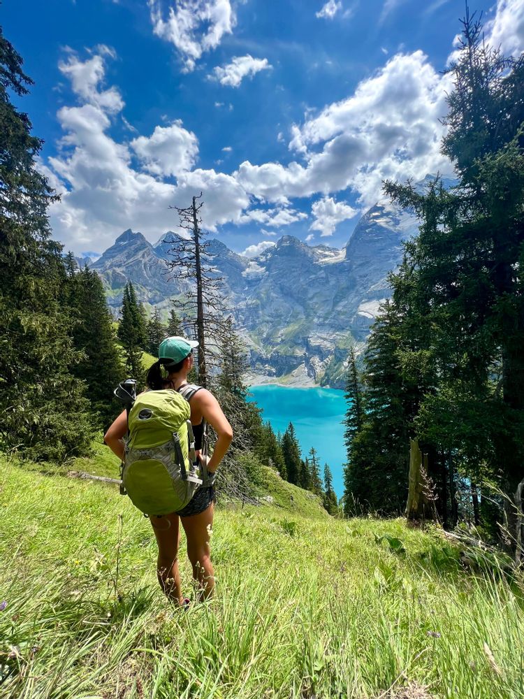 Randonnée à Oeschinensee Suisse weekend Kandersteg