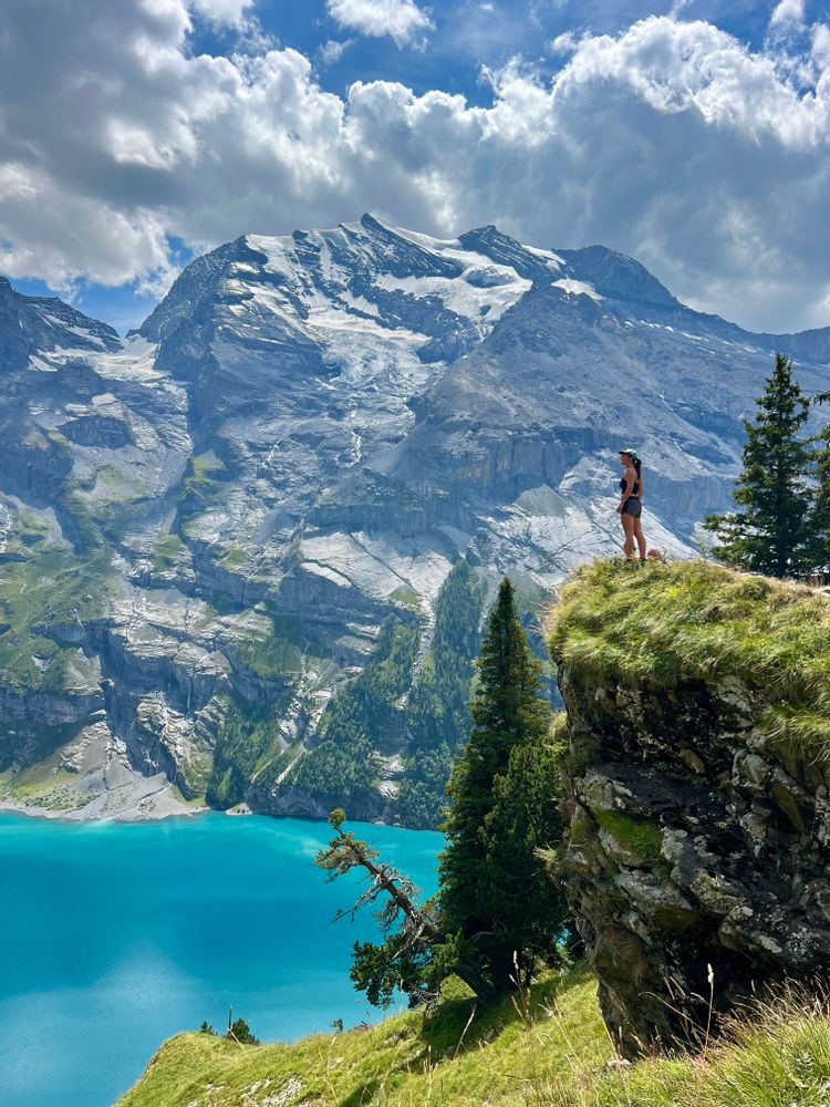 Randonnée à Oeschinensee Suisse weekend Kandersteg