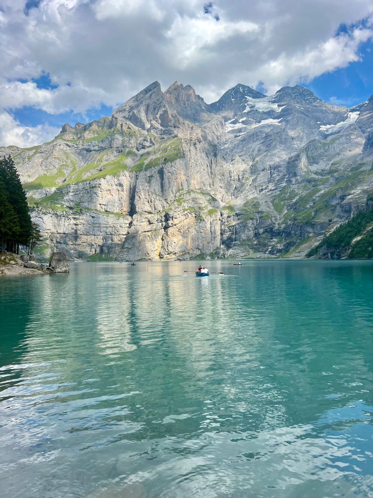 Randonnée à Oeschinensee Suisse weekend Kandersteg