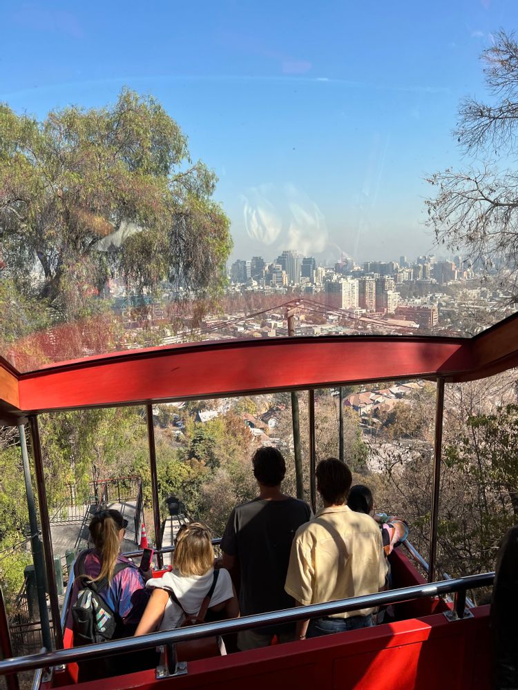 Que faire à Santiago Chili funiculaire