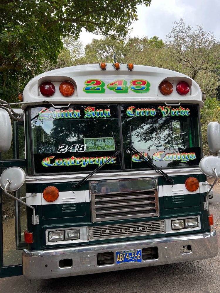 bus 248 volcan Santa Ana El Salvador 