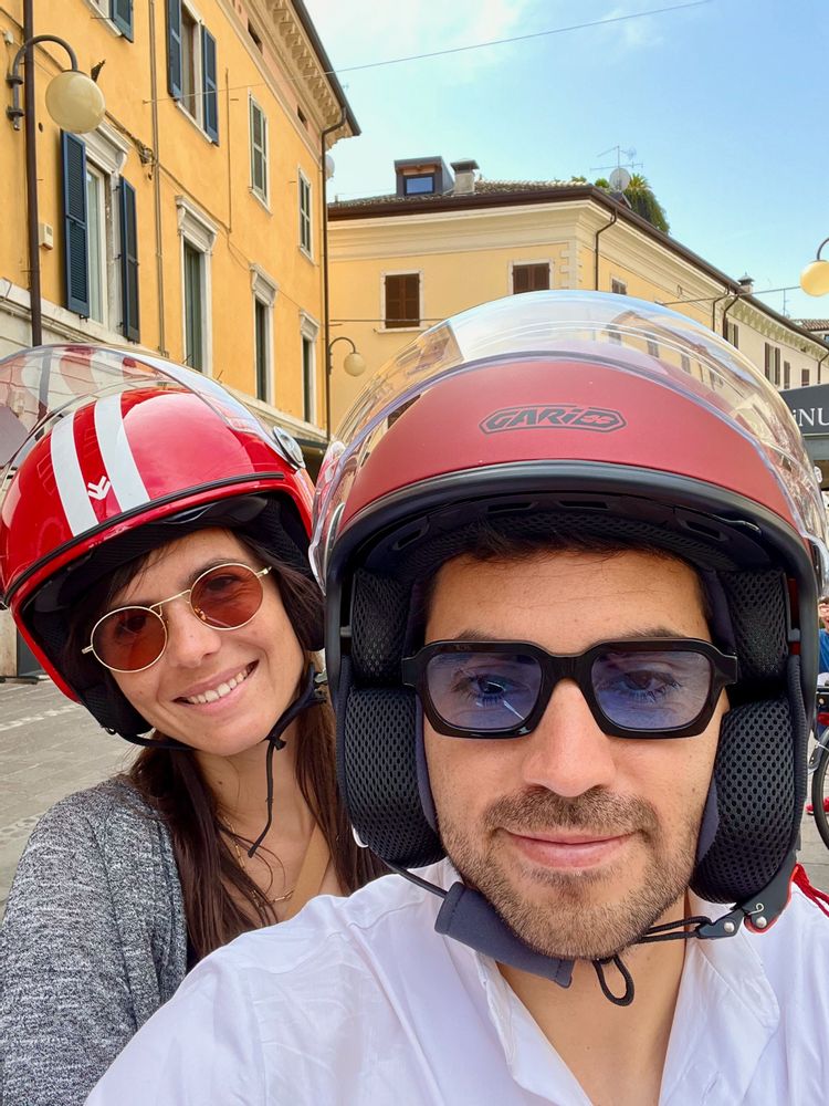 lac de garde vespa italie