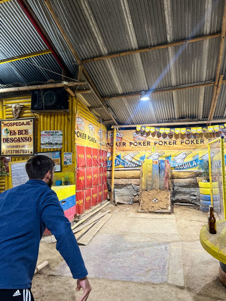 Jeu du Tejo Salento Colombie 