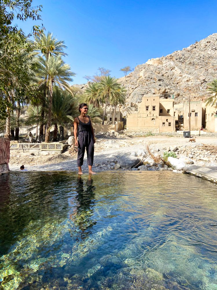 Al Thowarah Hot Springs nakhal sources d'eau chaude Oman