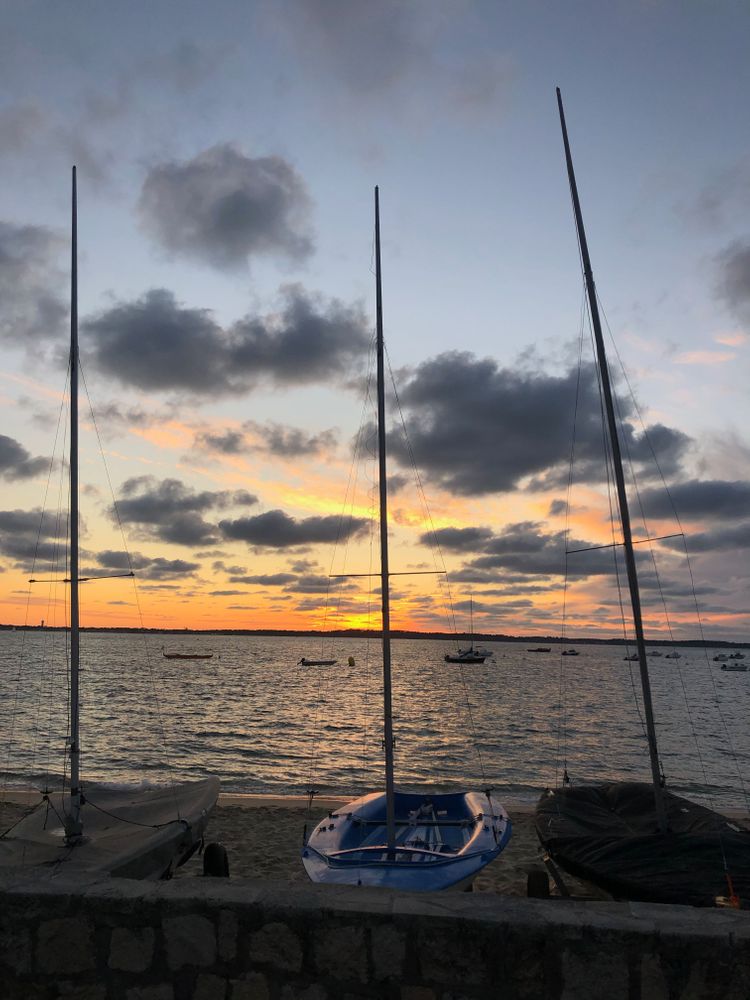 Coucher de soleil Arcachon France