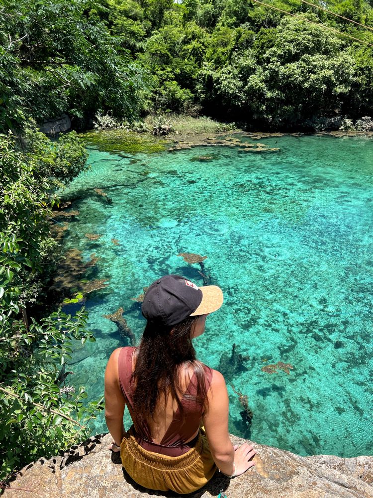 Chapada Diamantina Brésil Lençois Pratinha Gruta azul