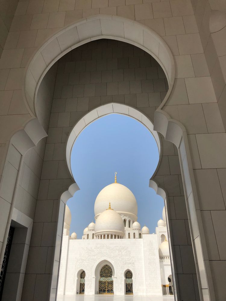 Abu Dhabi mosquée blanche