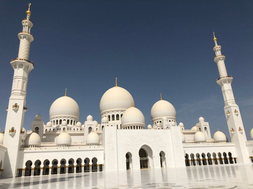 Mosquée blanche Abu Dhabi