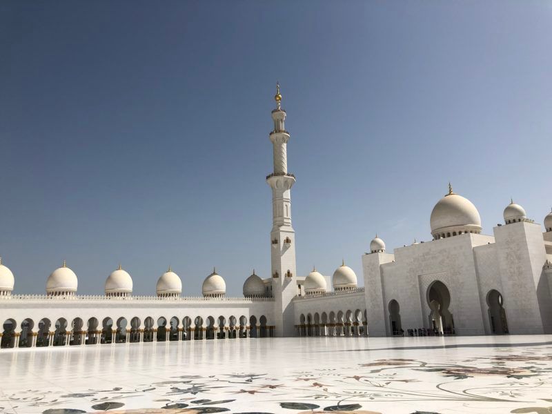 Mosquée blanche Abu Dhabi