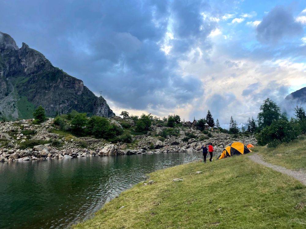 Bivouac Lac de la Muzelle lac du Lauvitel