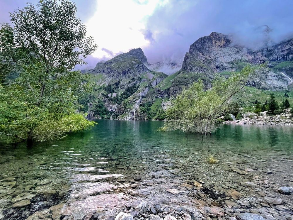 Bivouac Pique-nique Lac de la Muzelle lac du Lauvitel