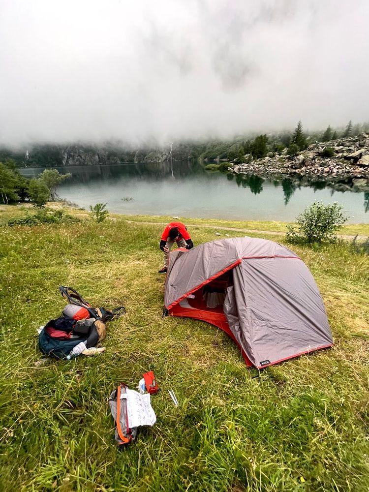 Bivouac Lac de la Muzelle lac du Lauvitel