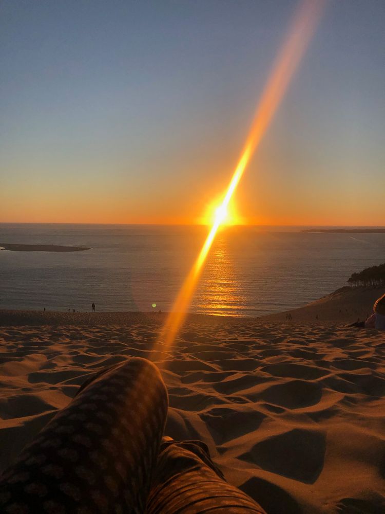 dune du pilat sunset arcachon France