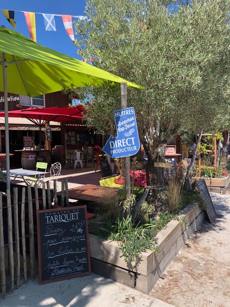 restaurant cabanes à huitres Arcachon