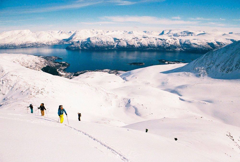Faire du ski de randonnée à Tromsø en Norvège Lyngen