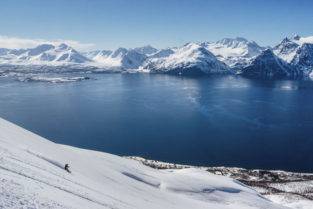 Faire du ski de randonnée à Tromsø en Norvège Lyngen