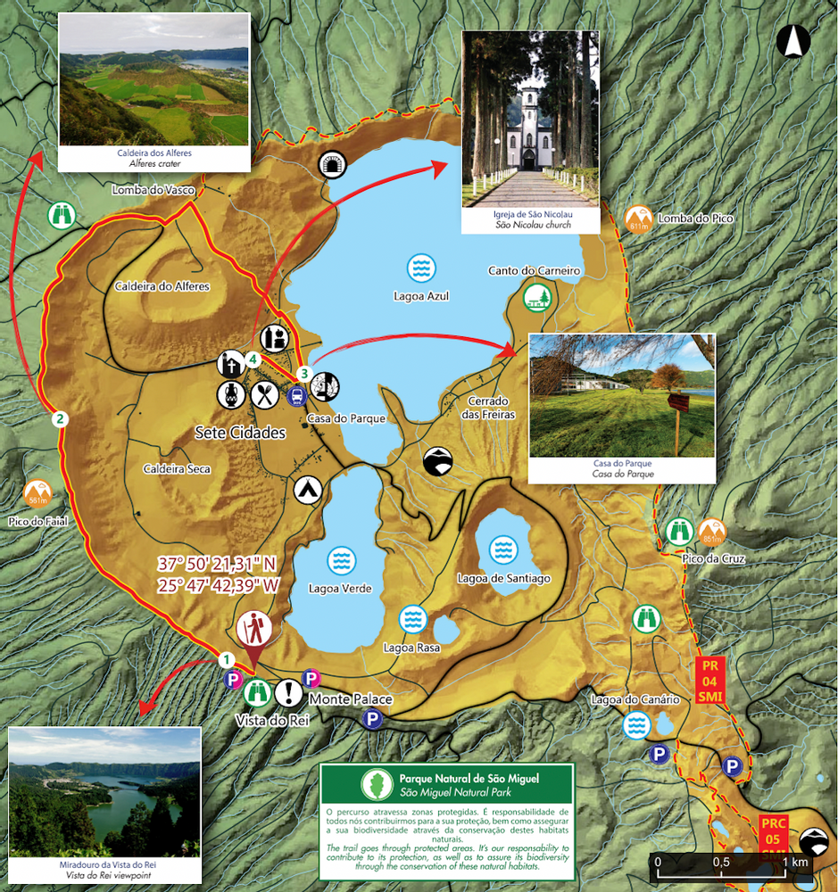 Visa do Rei Sete Cidades PR03 SMI Sao Miguel Açores