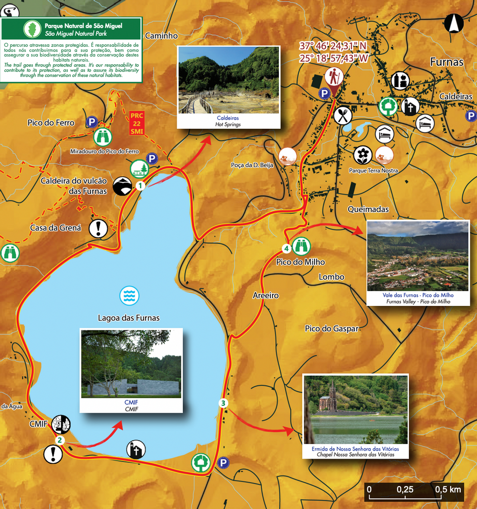 PR06 Randonnée Lagoa das Furnas Sao Miguel Açores