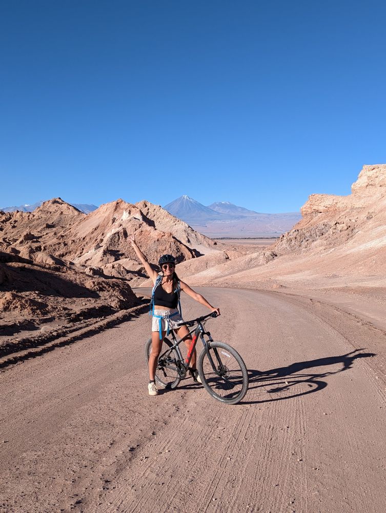 Valle de la Luna à vélo Désert d'Atacama San Pedro de Atacama Chili