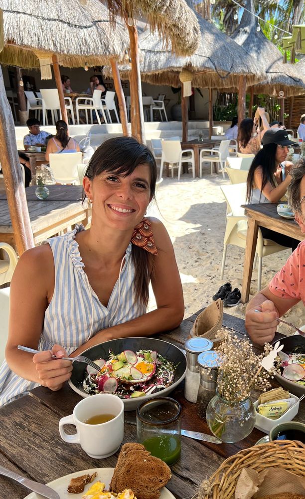 Restaurant de plage Playa del Carmen Mexique Yucatan