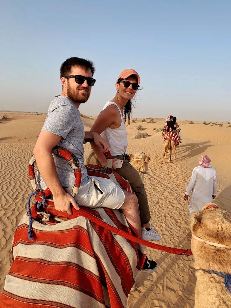 chameau dromadaire Dubai désert insolite