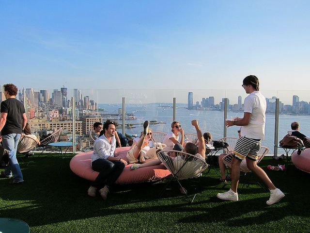meilleur bar rooftop de new york le bain