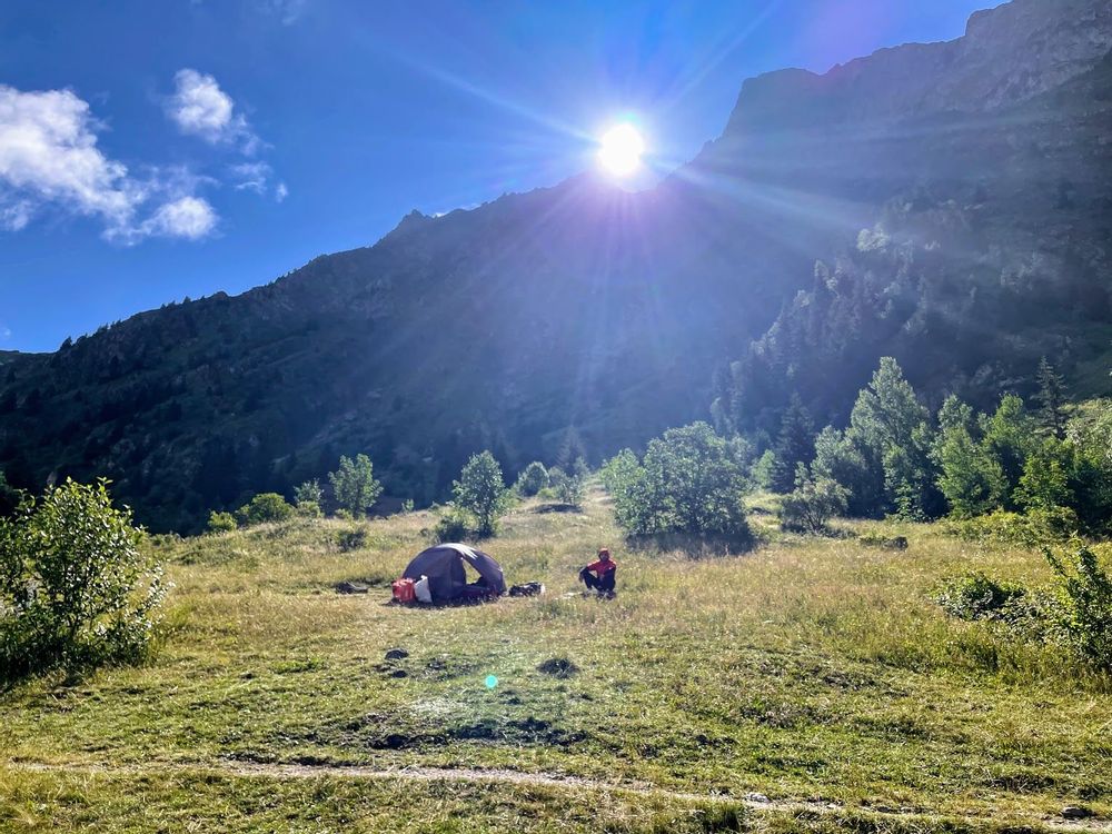 Bivouac Lac de la Muzelle Lac du Lauvitel