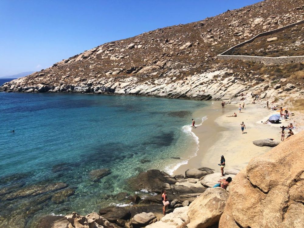 les meilleures criques de Mykonos Grèce